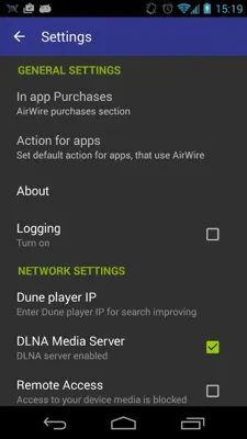 AirWire android App screenshot 16